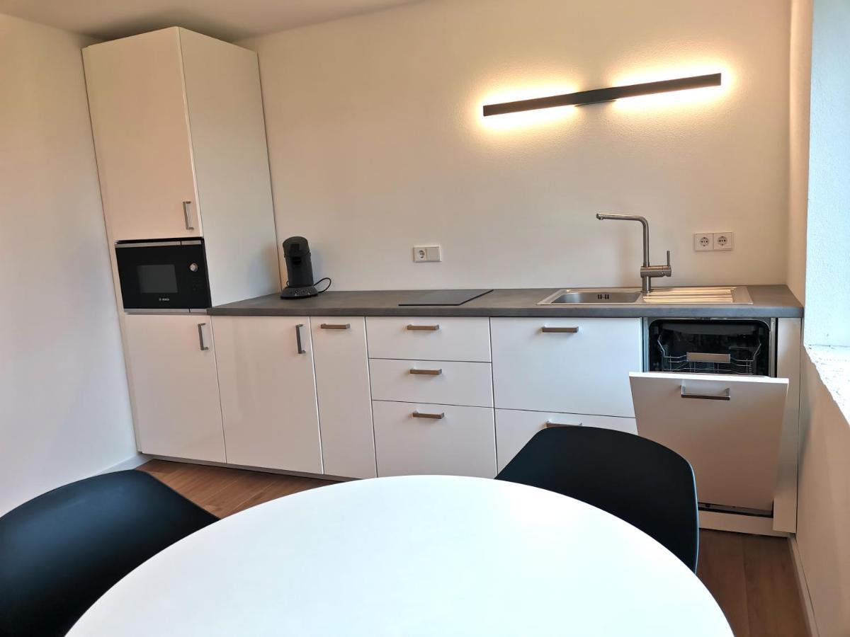 Moderne Ferienwohnung Gartenblick Amtzell Bagian luar foto